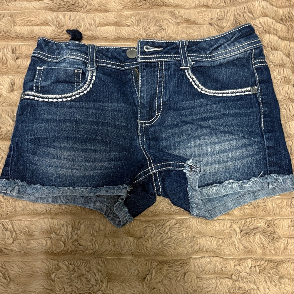 Red Camel Dark Blue Kids Denim Shorts